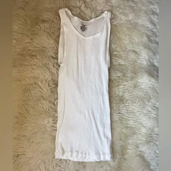 BNWOT | Deadstock jockey combed cotton white mens tank top set of six - Picture 2 of 5